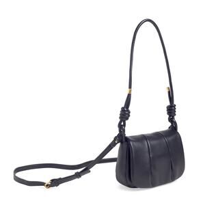 RACHEL ZOE  Jacquelyn - Black Vegan Leather Crossbody Bag Purse NWT